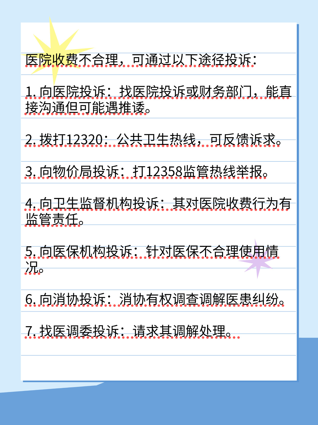 医院手术乱收费怎么举报电话如果您遇到医院手术乱收费的情况，可以通过拨打当地卫生监督部门的电话进行举报。一般来说，全国统一的卫生监督咨询电话是12320。同时，您也可以向当地的人力资源和社会保障部门或市场监督管理局进行投诉。具体的电话号码可以咨询当地电话黄页或通过网络查询获得。